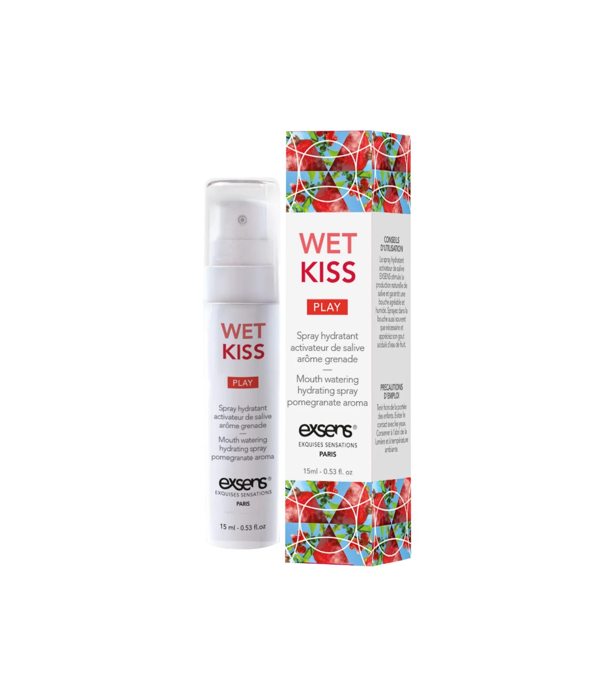 Spray Sexe Oral Wet Kiss Grenade Exsens