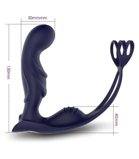 Stimulateur de Prostate Vibrant Cockring  dimension