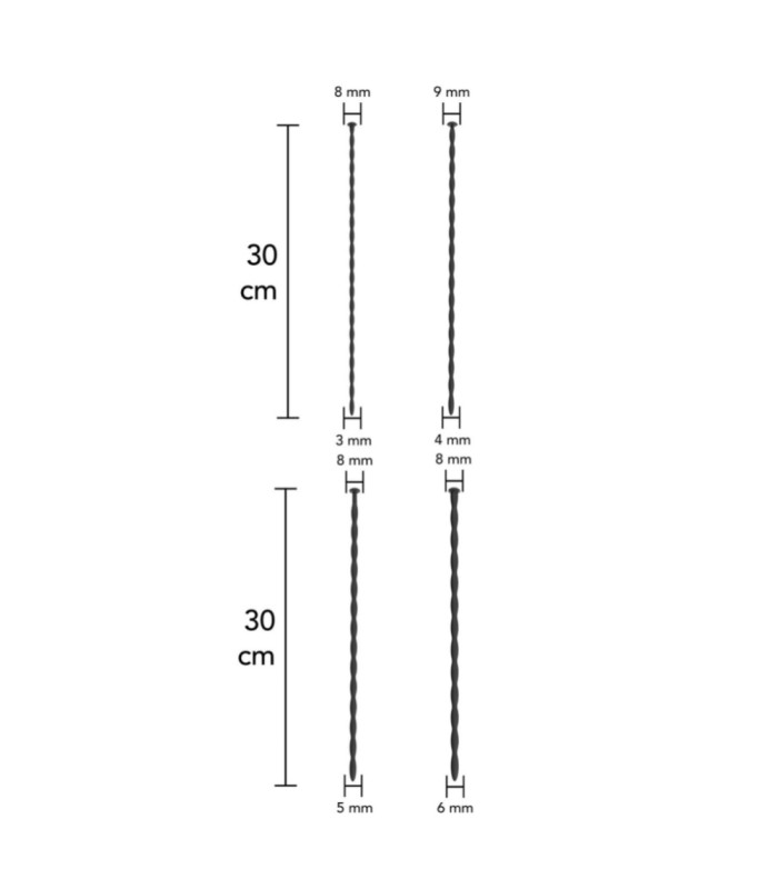 Coffret de 4 Tiges Péniennes Extreme