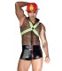 Costume Sexy Pompier 3 pièces