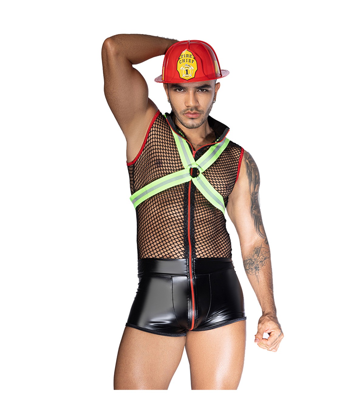 Costume Sexy Pompier 3 pièces