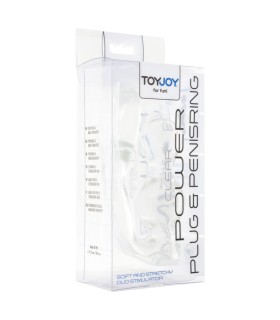Cockring Plug Anal Transparent pas cher
