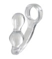 Cockring Plug Anal Transparent Manpower 10x4cm