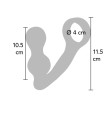 Cockring Plug Double Boule Anal