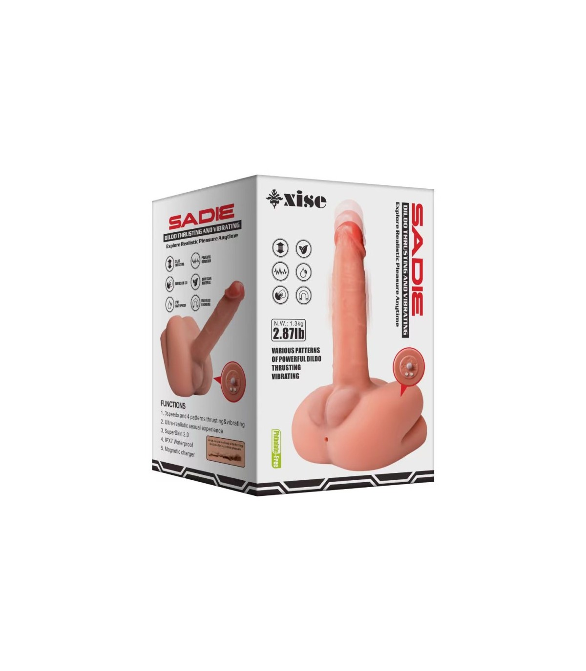 Masturbateur Homme Réaliste Va et Vient Sadie