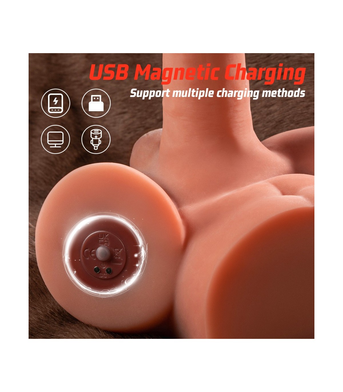 Masturbateur Réaliste Masculin Thrusted Zoe