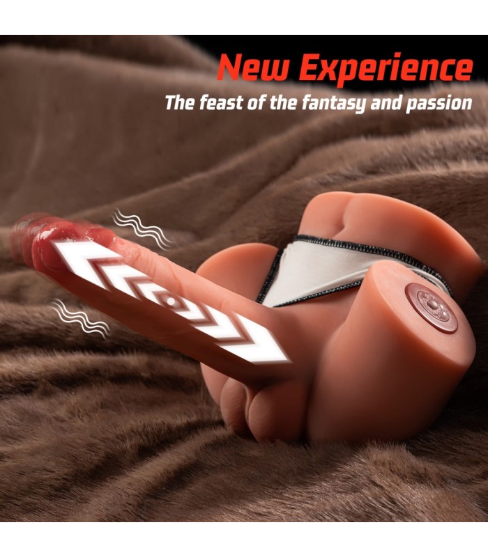 Masturbateur Réaliste Masculin Thrusted Zoe