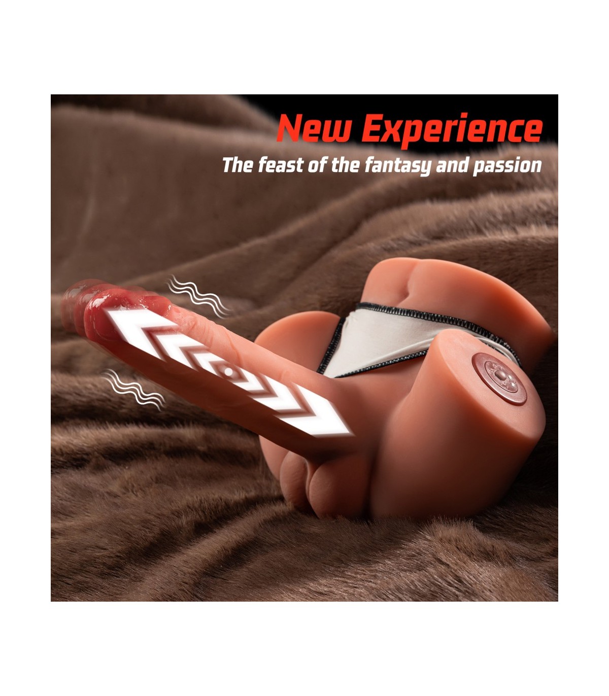 Masturbateur Réaliste Masculin Thrusted Zoe