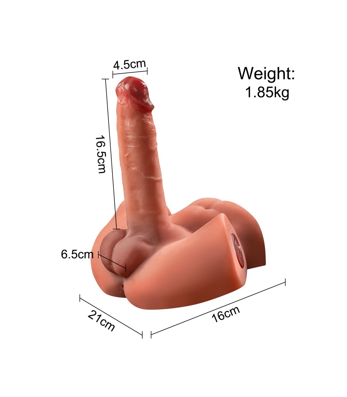 Masturbateur Réaliste Masculin Thrusted Zoe