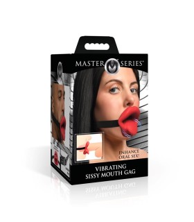 Baillon Bouche Sissy BDSM Vibrant