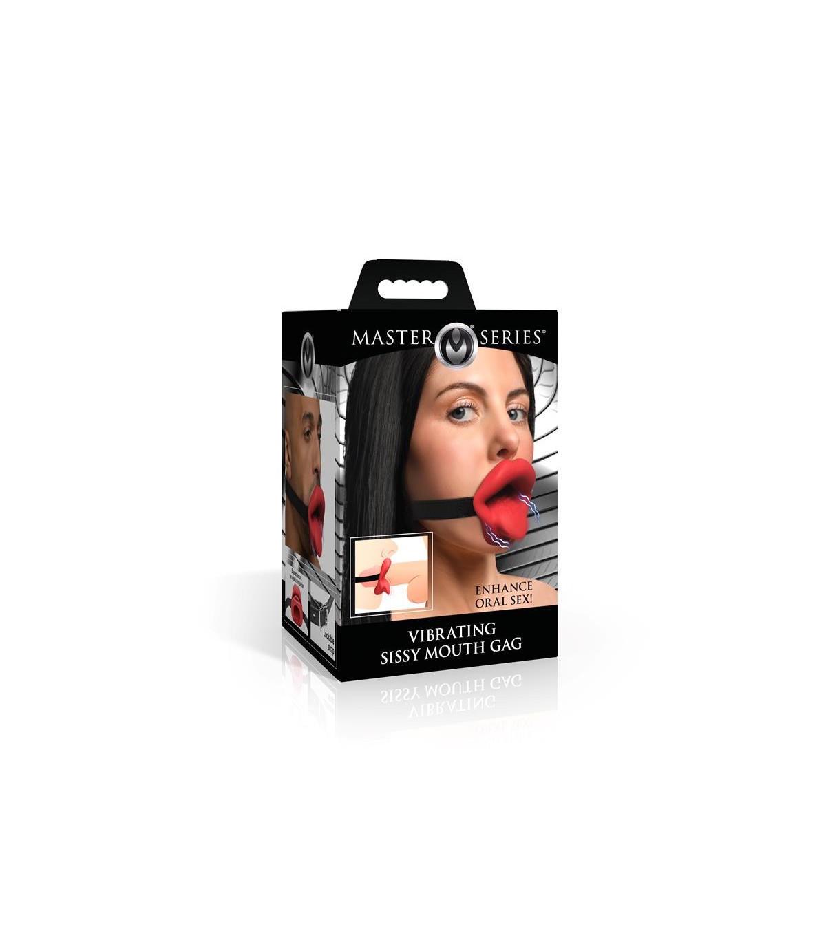 Baillon Bouche Sissy BDSM Vibrant