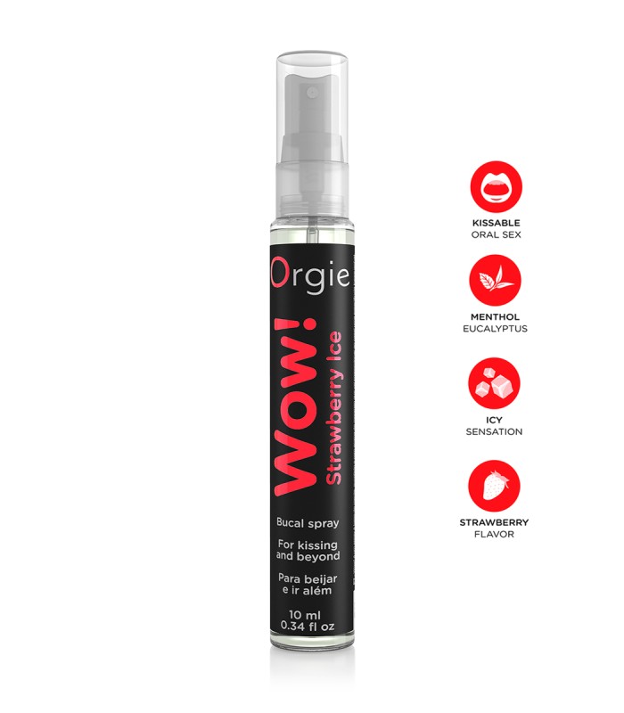 Spray pour Fellation WOW Fraise Glacée 10ml