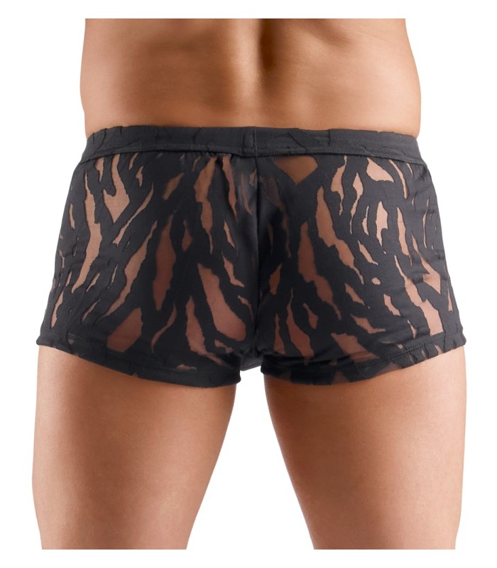Boxer Homme original Transparent Noir