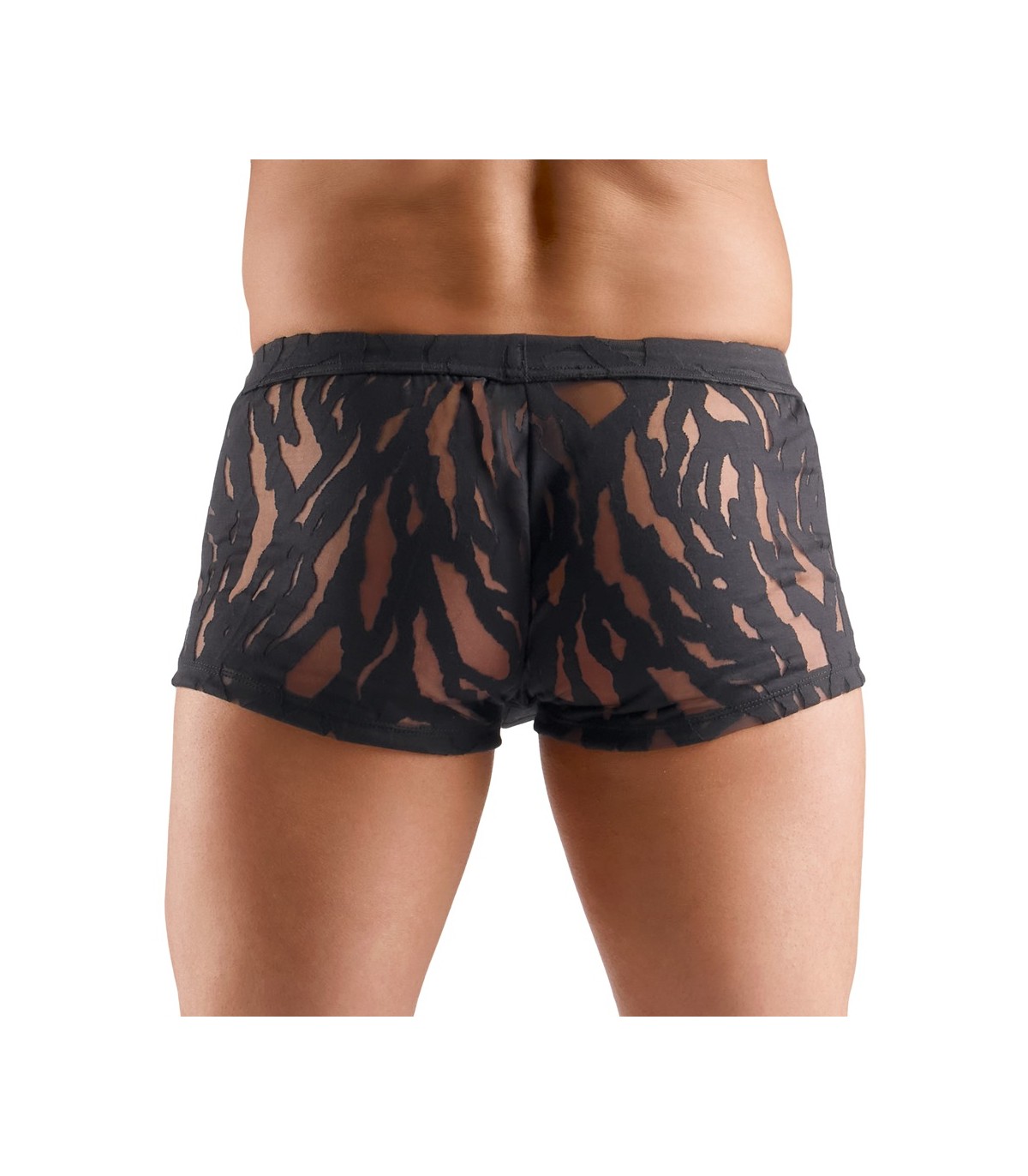 Boxer Homme original Transparent Noir