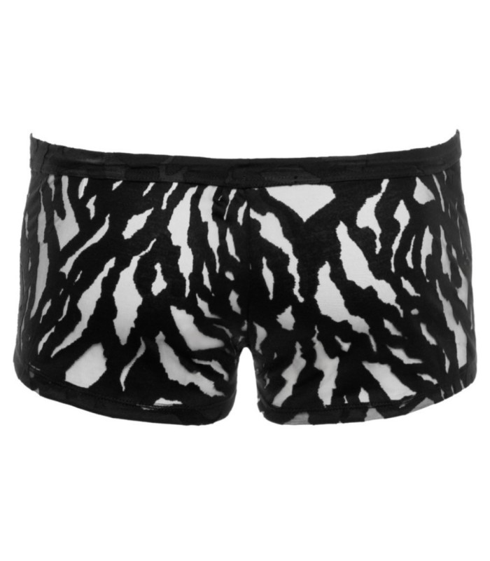 Boxer Homme original Transparent Noir