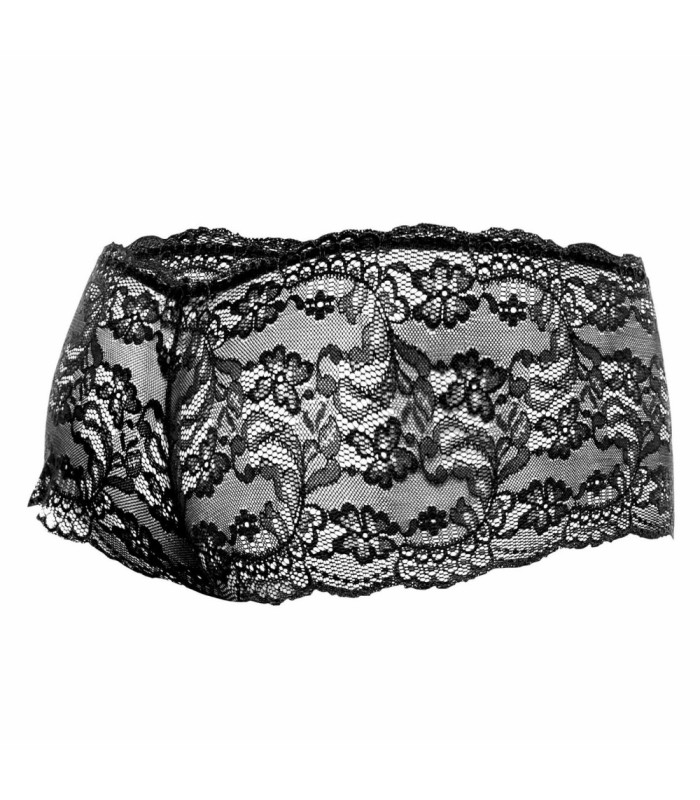 Boxer Sexy en Dentelle Noir Mob