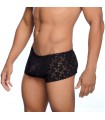 Boxer Sexy en Dentelle Noir Mob