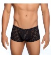 Boxer Sexy en Dentelle Noir Mob