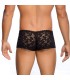 Boxer Sexy en Dentelle Noir Mob