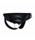 Jockstrap Faux Cuir avec Cockring Noir