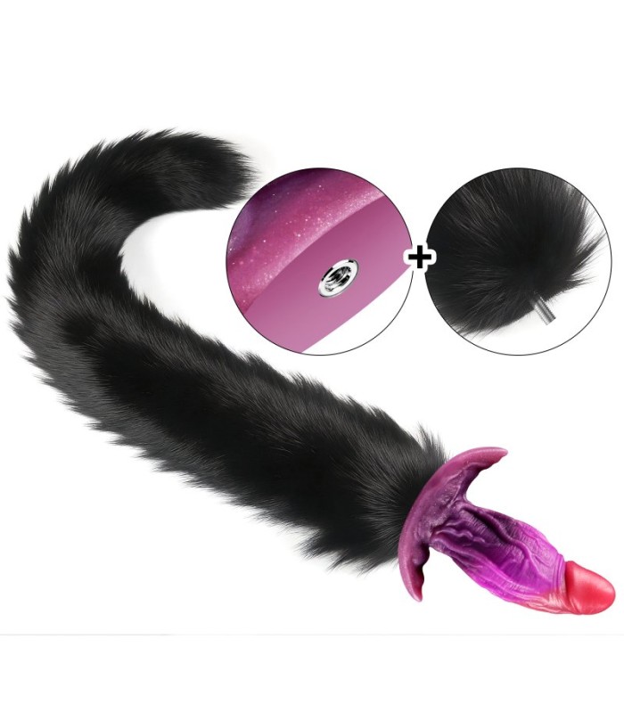 Plug Alien avec Queue Noire pour cosplay gay