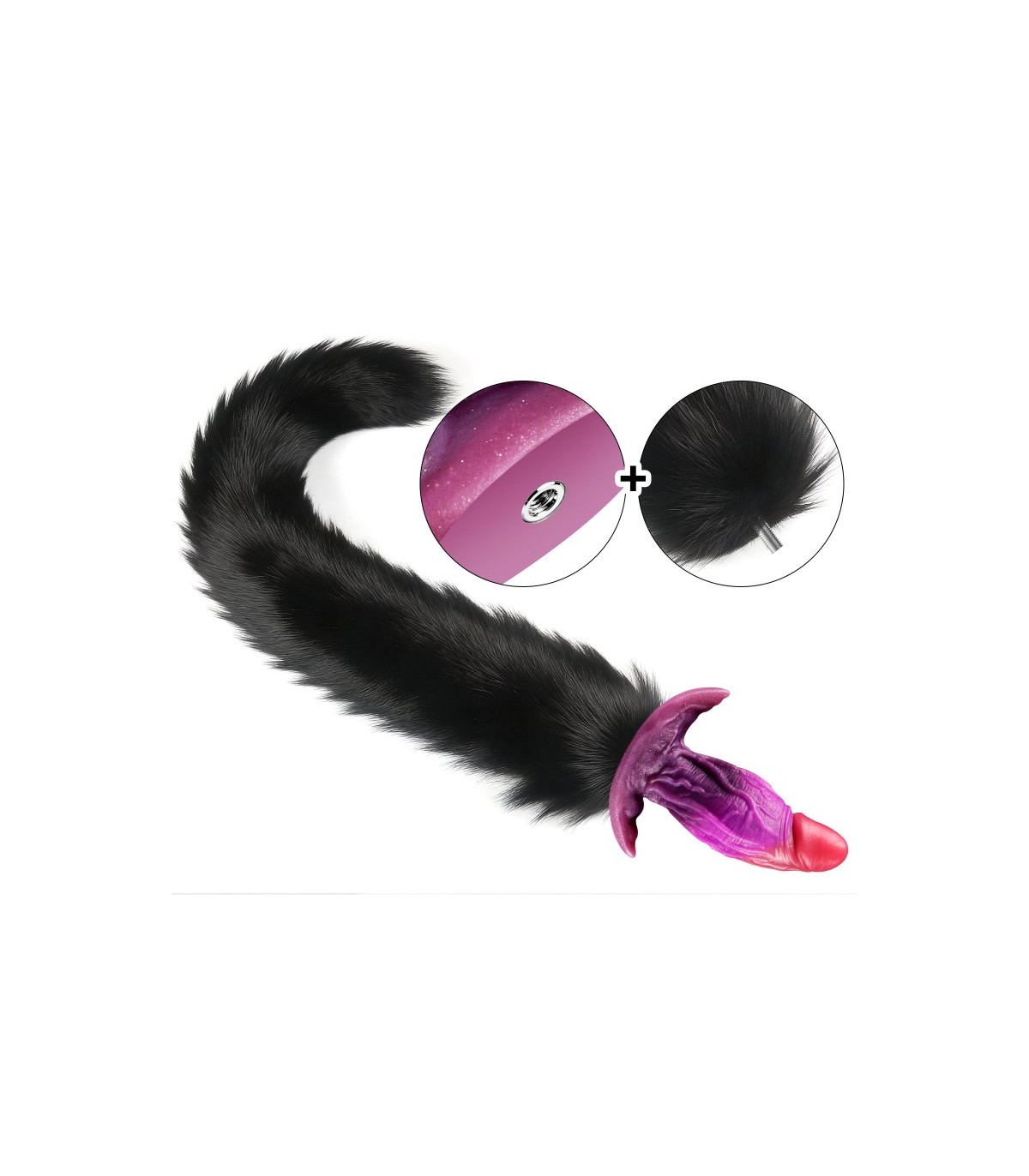 Plug Alien avec Queue Noire pour cosplay gay