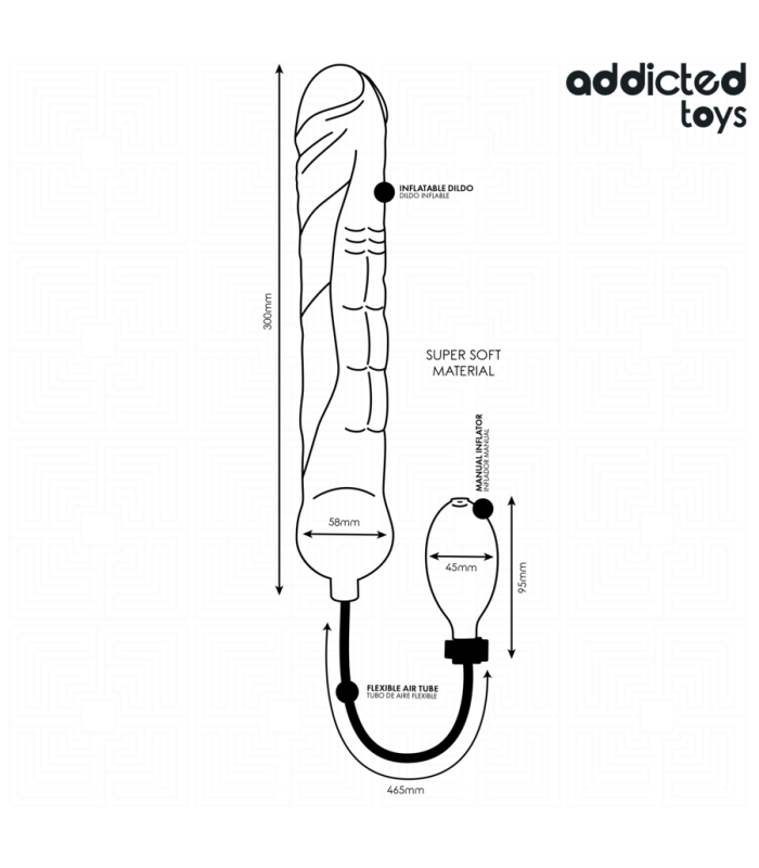 Dildo Réaliste Gonflable XL