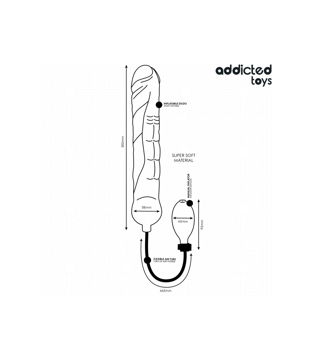 Dildo Réaliste Gonflable XL