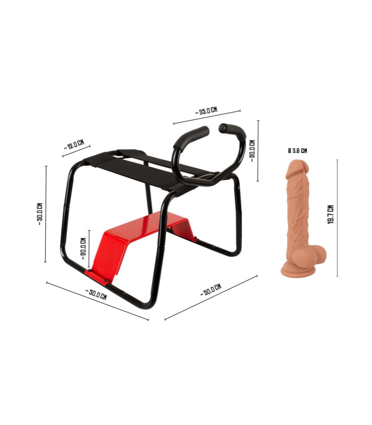 Chaise Sexuel Gay avec Poignée
