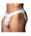 Jockstrap Blanc Marbré Soo Cumfy