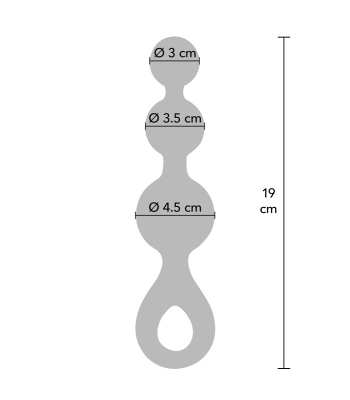 Plug Anal Triple Perle