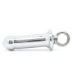 Plug Tunnel Anal Creux avec Anneau d'Attache