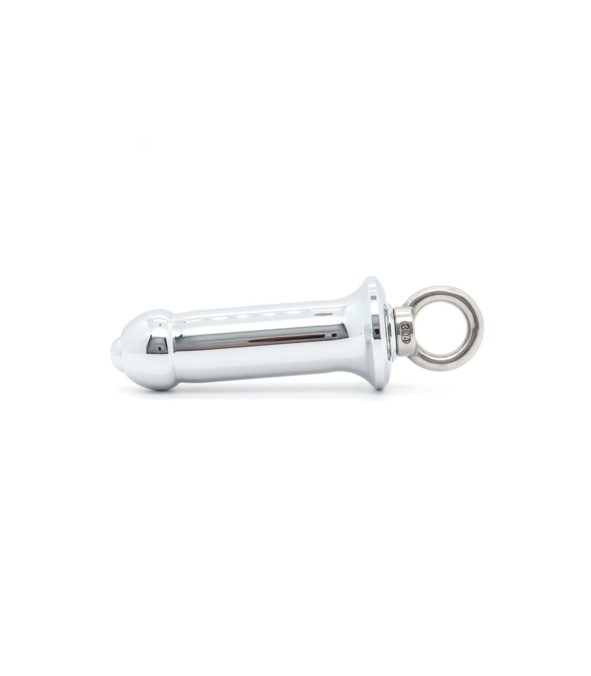 Plug Tunnel Anal Creux avec Anneau d'Attache