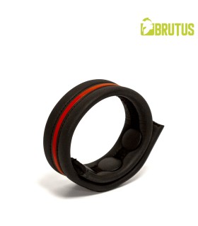 Cockring Neoprene à Pressions Brutus rouge