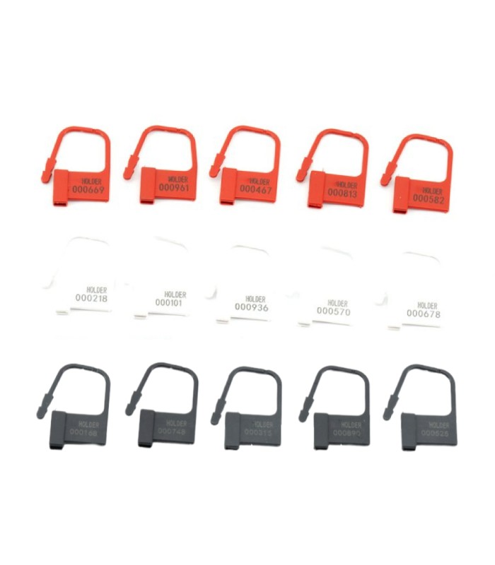 Lot 5 Cadenas Numérotés pour cages de chasteté
