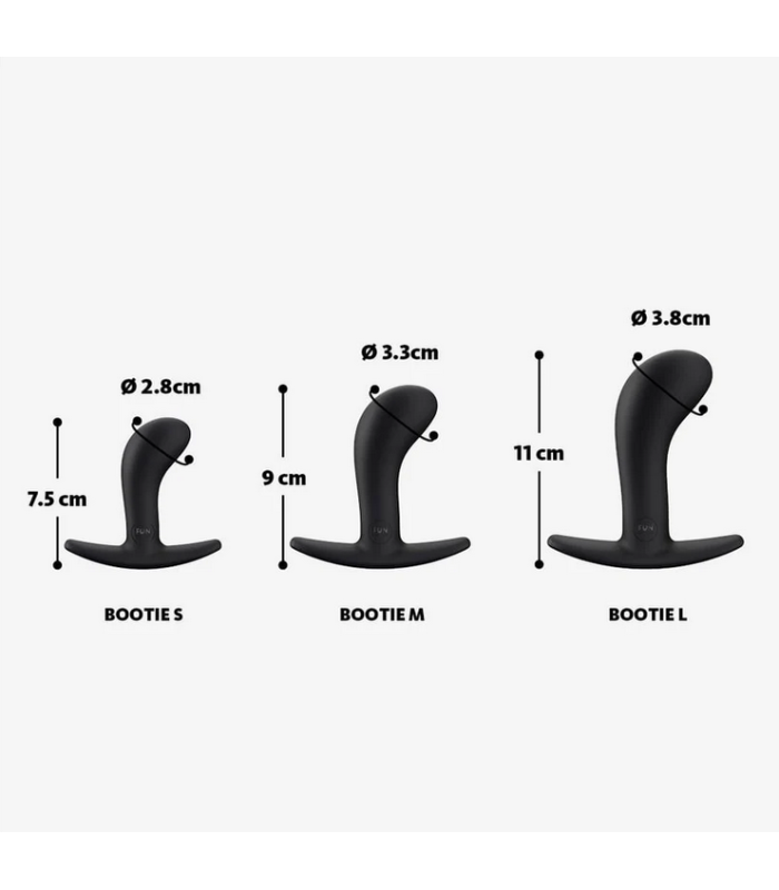 Plug Anal Silicone Noir Fun Factory Bootie