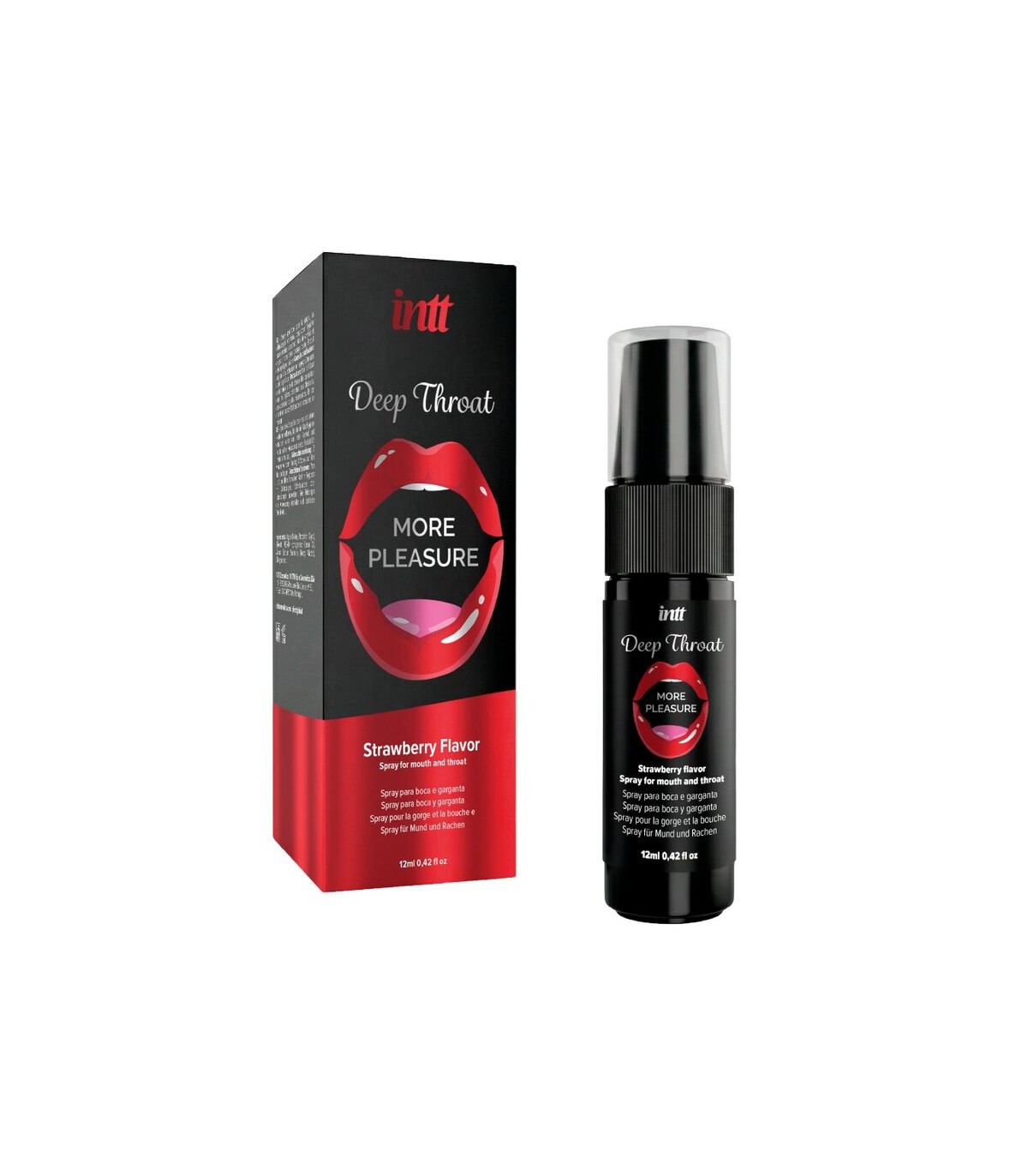 Spray Gorge Profonde Deep Throat Fraise