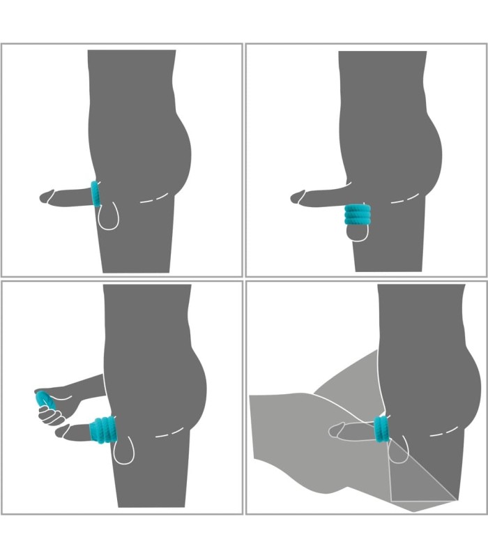 Set de 4 Anneaux pour Pénis et Testicules