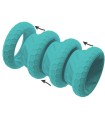 Set de 4 Anneaux pour Pénis et Testicules