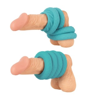 Set de 4 Anneaux pour Pénis et Testicules
