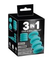 Set de 4 Anneaux pour Pénis et Testicules