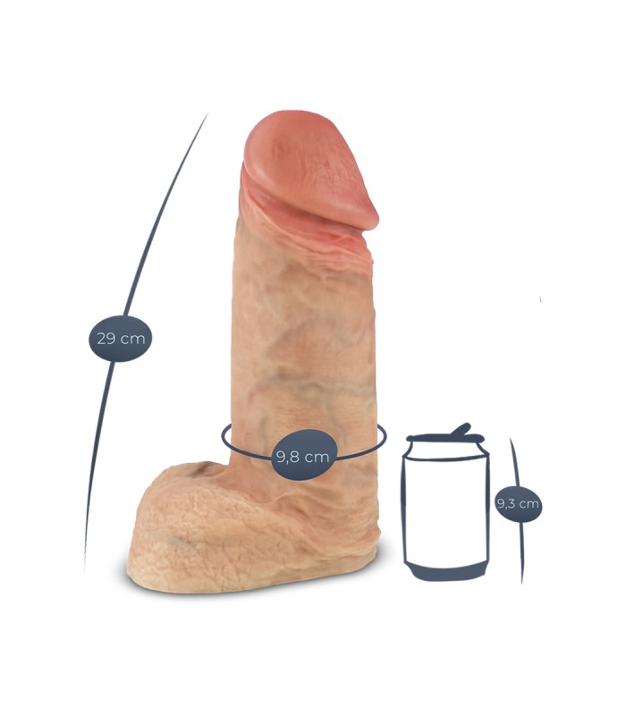 Gode SilexD Real Skin Supreme 29x9,8cm