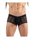 Boxer Homme Sexy Brodée Noir Look Me