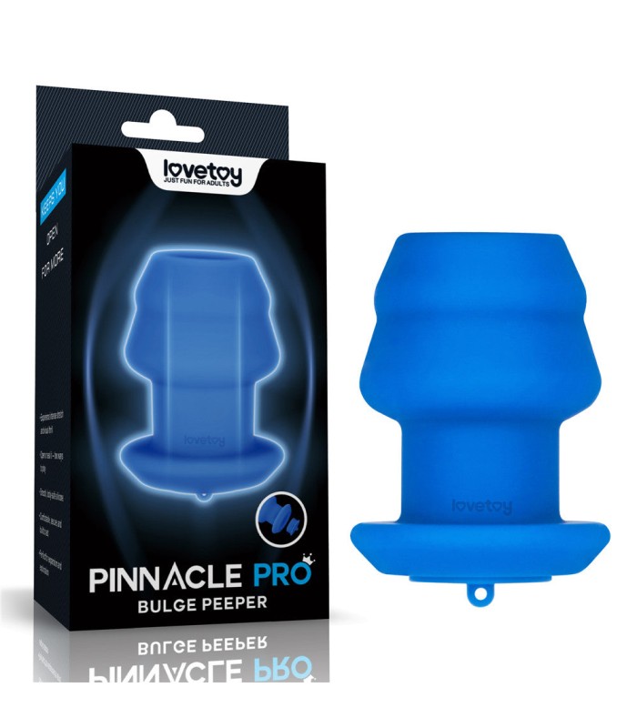 Plug Tunnel Anal avec Bouchon Bulge Peeper 8,5x6,9cm