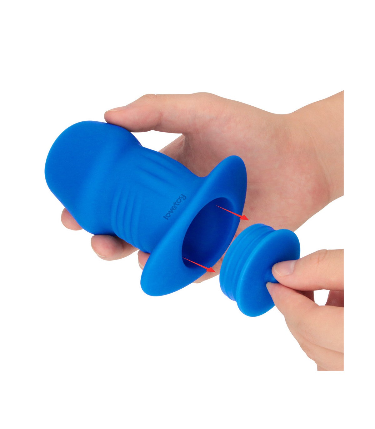 Plug Tunnel Ouvert Bleu Lovetoy