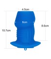 Plug Tunnel Ouvert Bleu Lovetoy