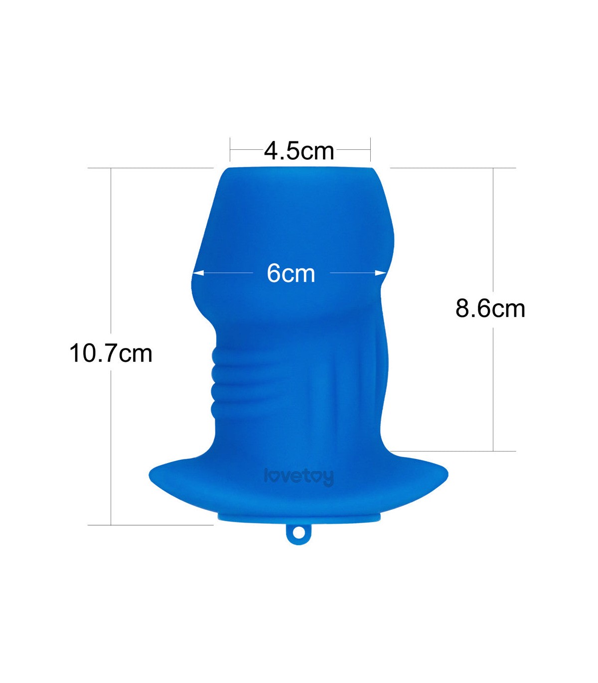 Plug Tunnel Ouvert Bleu Lovetoy