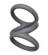 Cockring Silicone Triple Cock 40mm