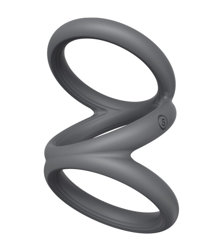 Cockring Silicone Triple Cock 40mm