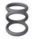 Cockring Silicone Triple Cock 40mm